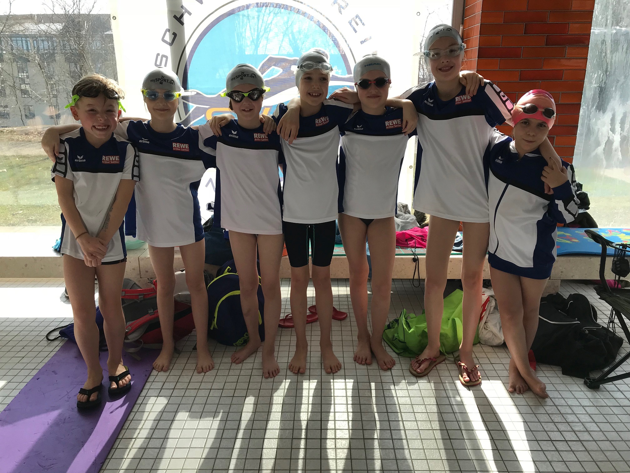 Mannschaftsfoto Kreisnachwuchsschwimmen 2ß18