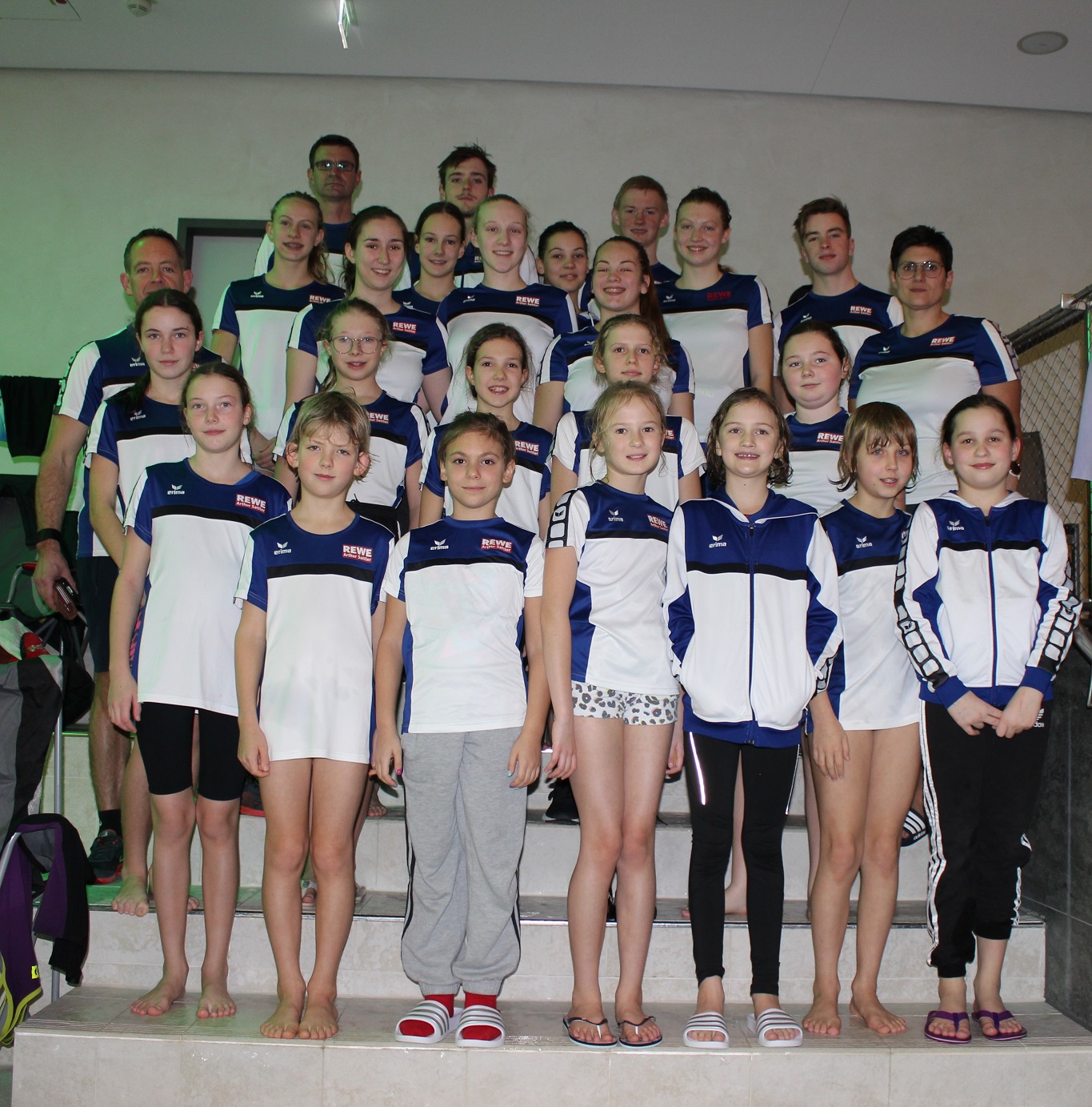 Mannschaftsfoto Rupertusthermen Pokalschwimmen 2020